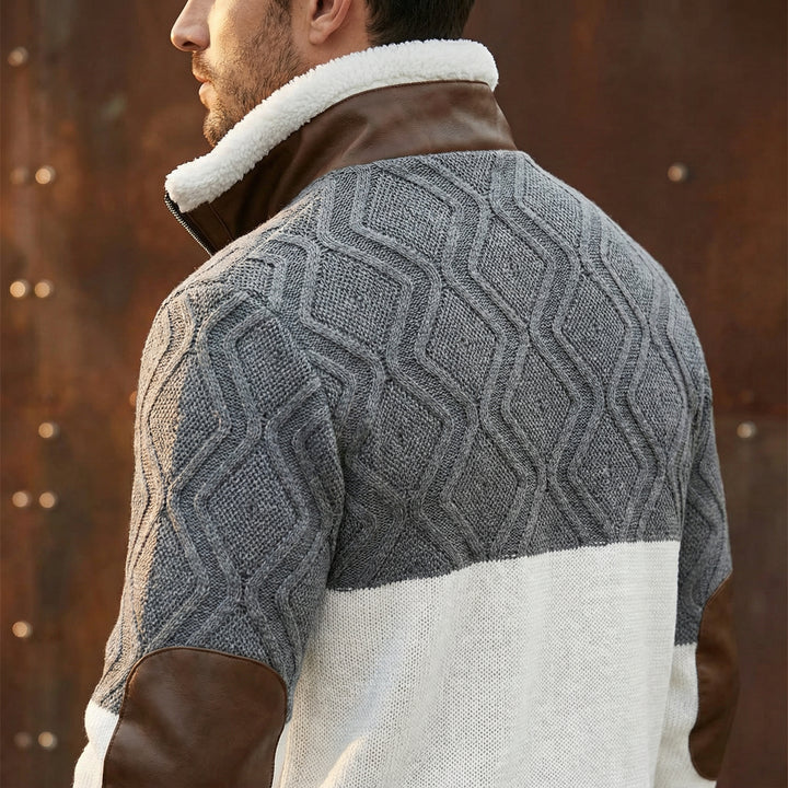 Lavendre - Pull Zippé Doublé Premium