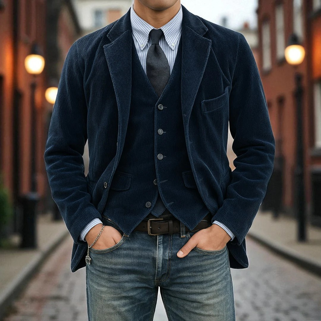 Lavendre - Veste en Velours Premium