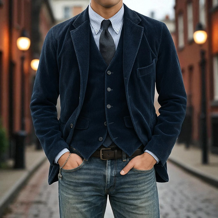 Lavendre - Veste en Velours Premium