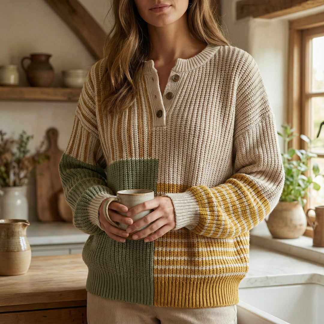 Valendre - Pull Boutonné Premium