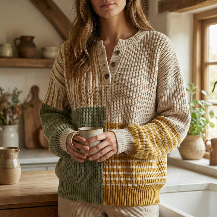 Valendre - Pull Boutonné Premium