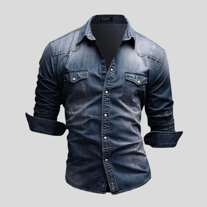 Lenoir™ - Chemise en denim au style moderne
